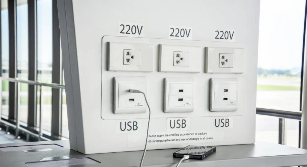 USB-зарядки в аеропортах