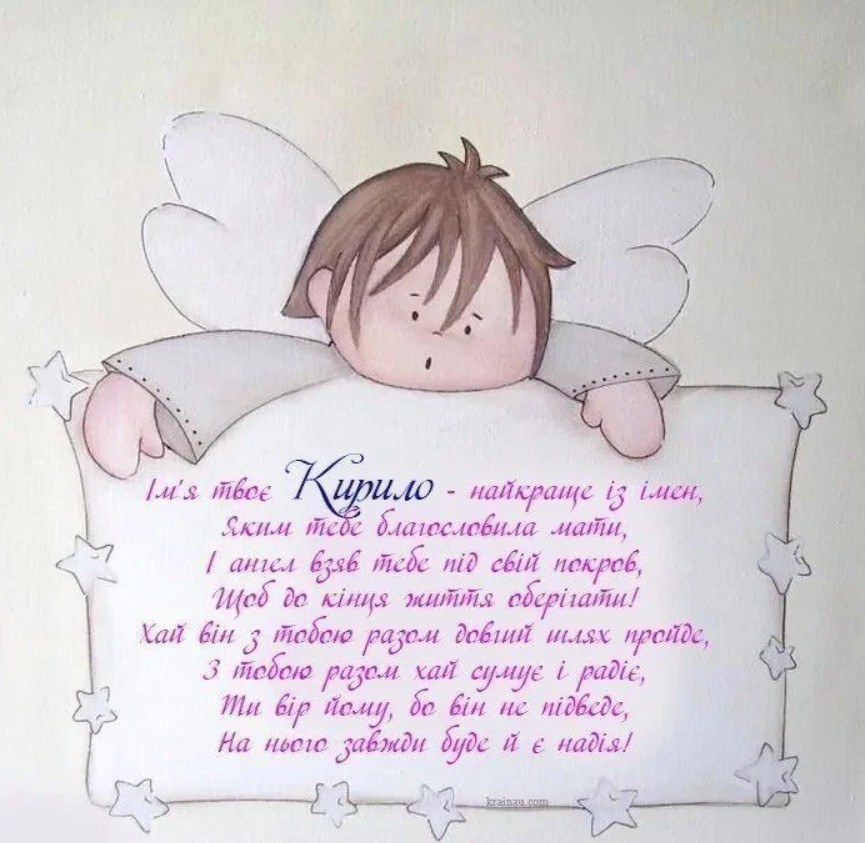 З іменинами Кирила