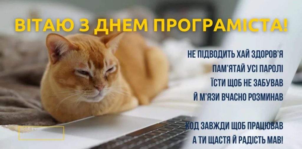 Листівки з днем програміста